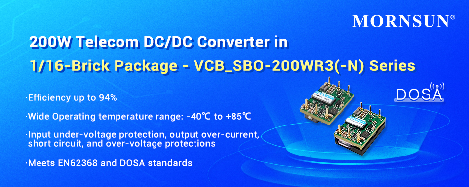 200W Telecom DC/DC Converter in 1/16-Brick Package - VCB_SBO-200WR3(-N) Series.jpg